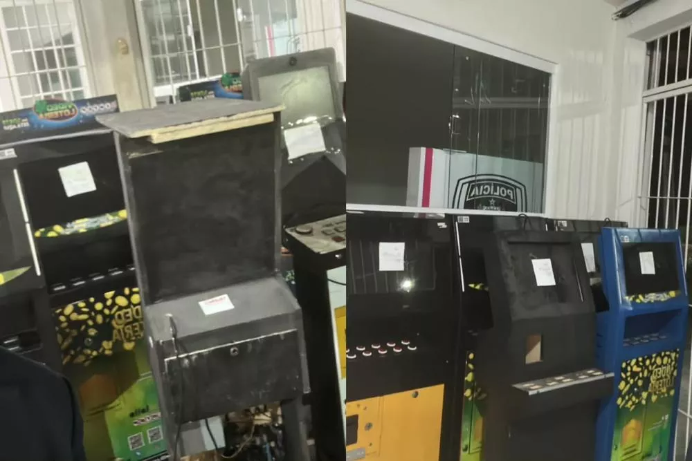 Polícia Civil e Polícia Militar deflagram operação e apreendem 16 máquinas caça-níqueis no Sertão da Paraíba
