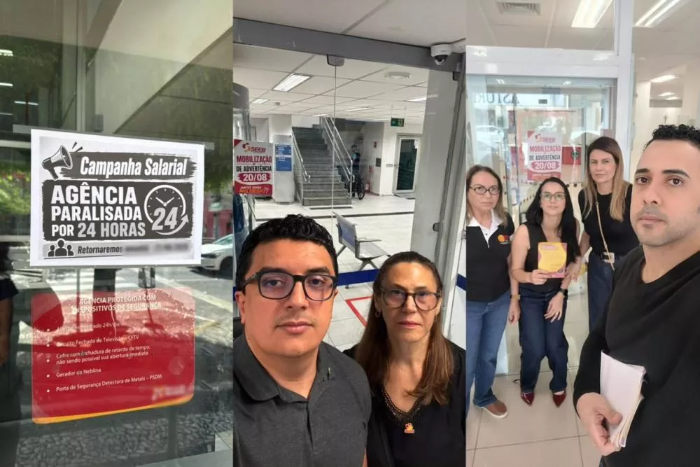 Bancários de Patos e região aprovam greve no Banco do Brasil e na Caixa a partir de segunda-feira (14); veja os detalhes